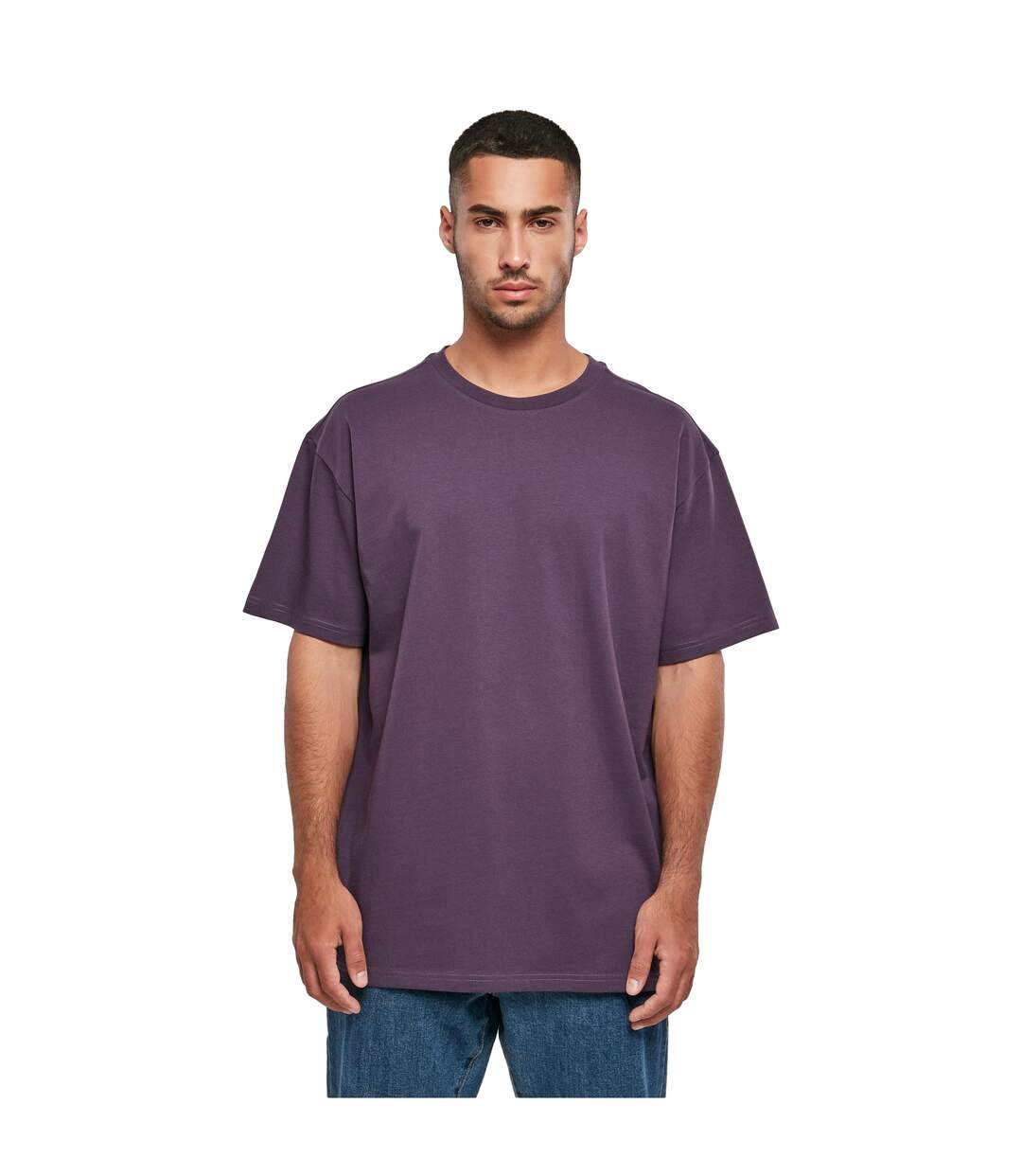 T-shirt adulte violet foncé Build Your Brand