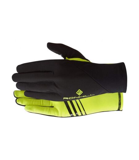 Gants Wind Block Adulte S Noir Jaune Fluo Ronhill