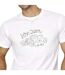 T-shirt homme col rond en jersey 140grm imprimé devant Log6 Vondutch-2
