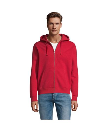 Veste À Capuche Spike Homme Rouge SOLS