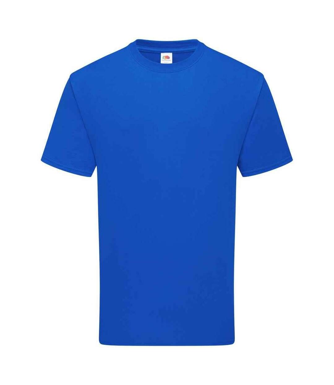 Unisex Adult Cotton T-shirt Royal Blue Fruit Of The Loom-1