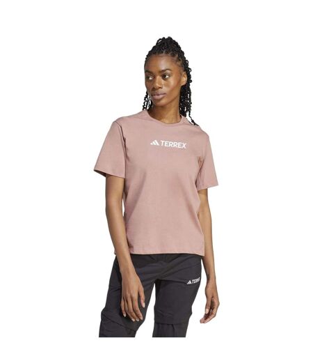 T-shirt Motif/style Classique Terrex Femme Orange Clair Adidas