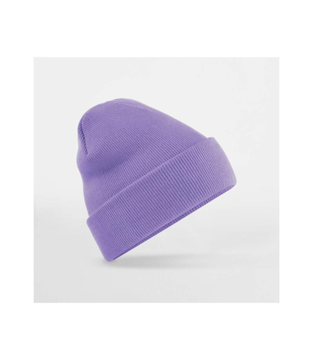 Bonnet Adulte Violet Clair Beechfield-1