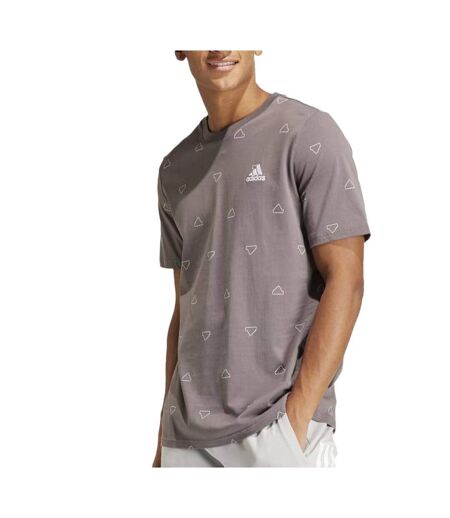 T-Shirt gris homme adidas iu0283