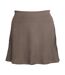 Womens/ladies Chill Ribbed Knitted Mini Skirt Mink Nike-1