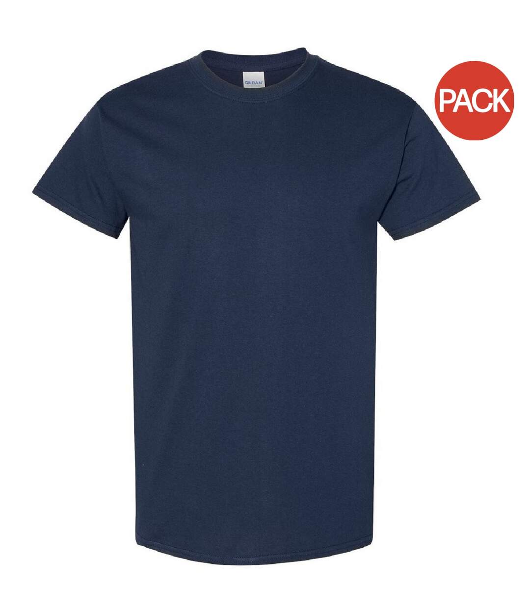 Gildan – Lot de 5 T-shirts manches courtes - Hommes (Bleu marine) - UTBC4807