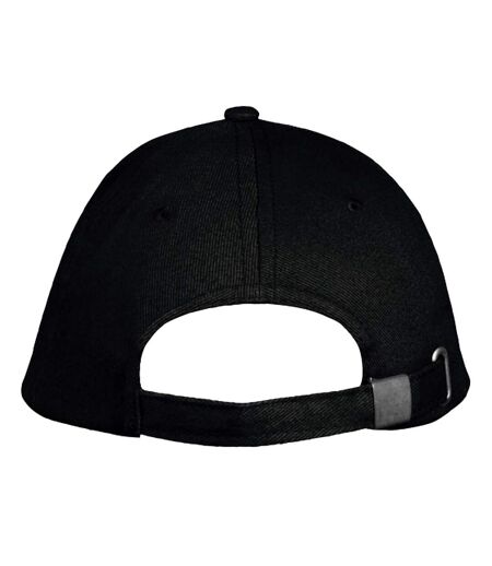Casquette De Baseball Long Beach Noir Bleu Roi SOLS