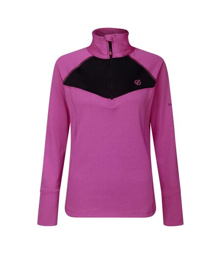Womens/ladies Iced Core Ii Stretch Midlayer Extreme Pink Black Dare 2B