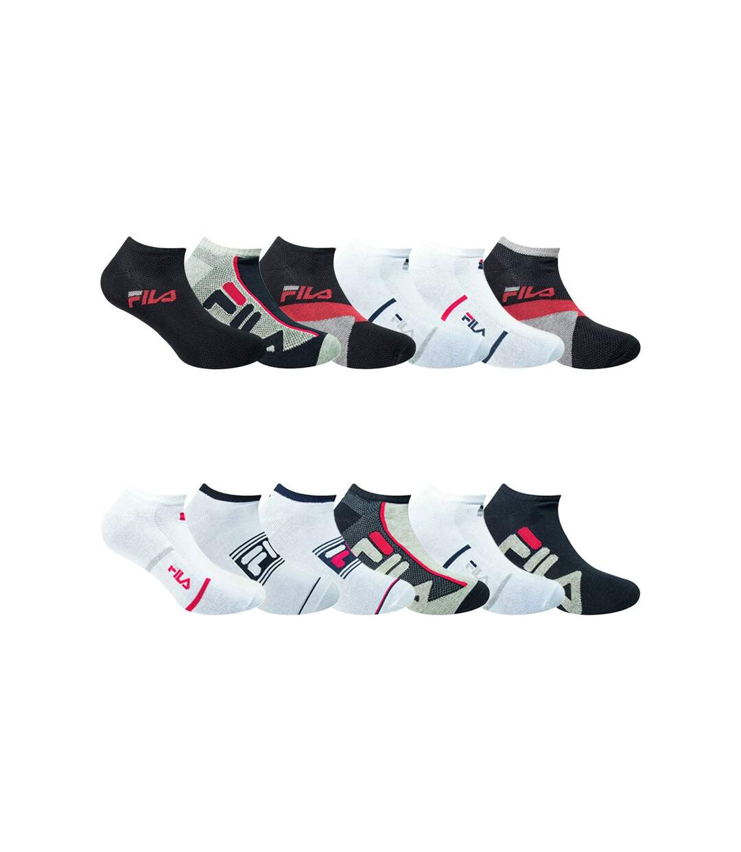 Pack Surprise de 12 Paires de chaussettes homme Fila