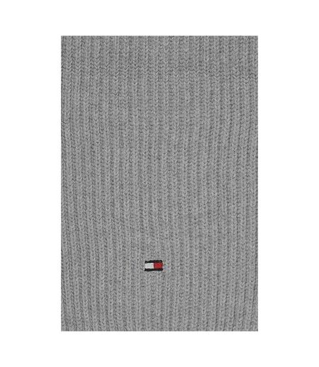 Childrens/kids Plain Knitted Scarf L Grey Tommy Hilfiger
