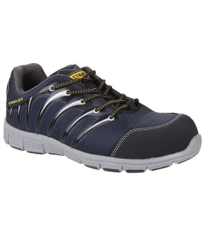 Mens globe lace up safety trainers navy/grey Stanley
