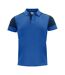 Polo Prime Homme Bleu Marine Bleu Cobalt Printer-1
