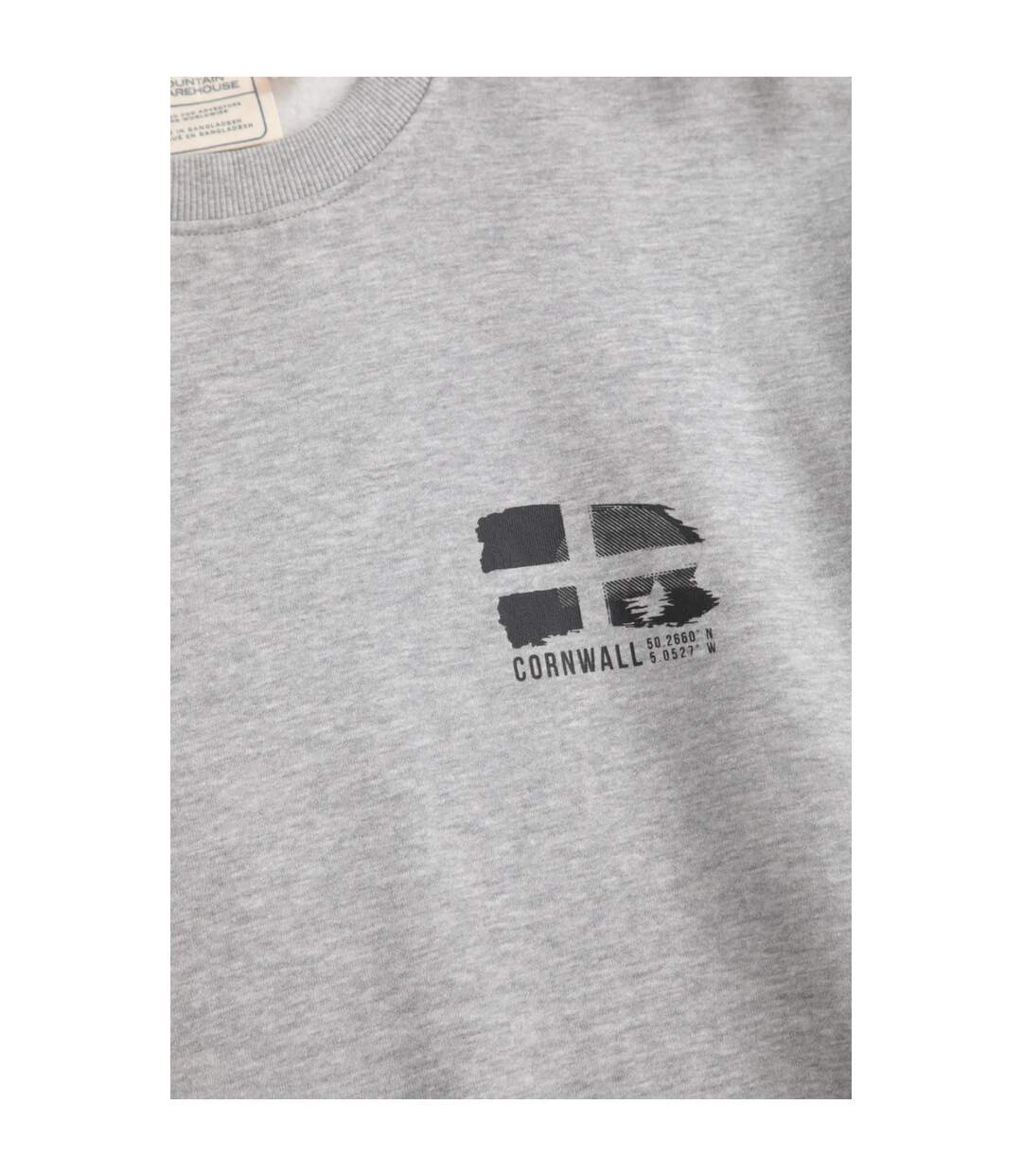 Sweat Cornwall Homme Gris Mountain Warehouse-4