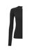Womens/ladies Unstoppable Fresh Underscrub Base Layer Top Black Onna-2