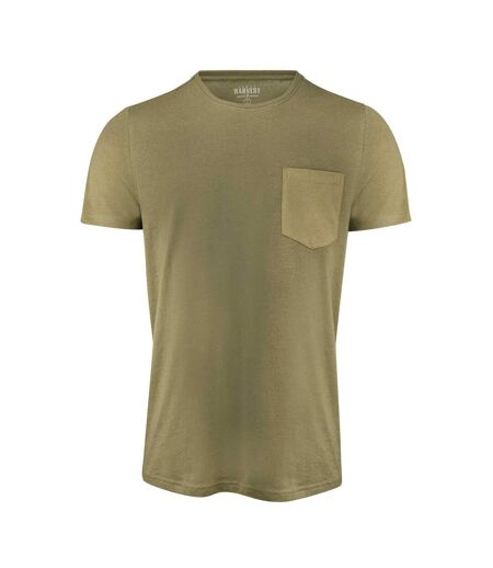 Mens Walcott T-shirt Moss Green James Harvest