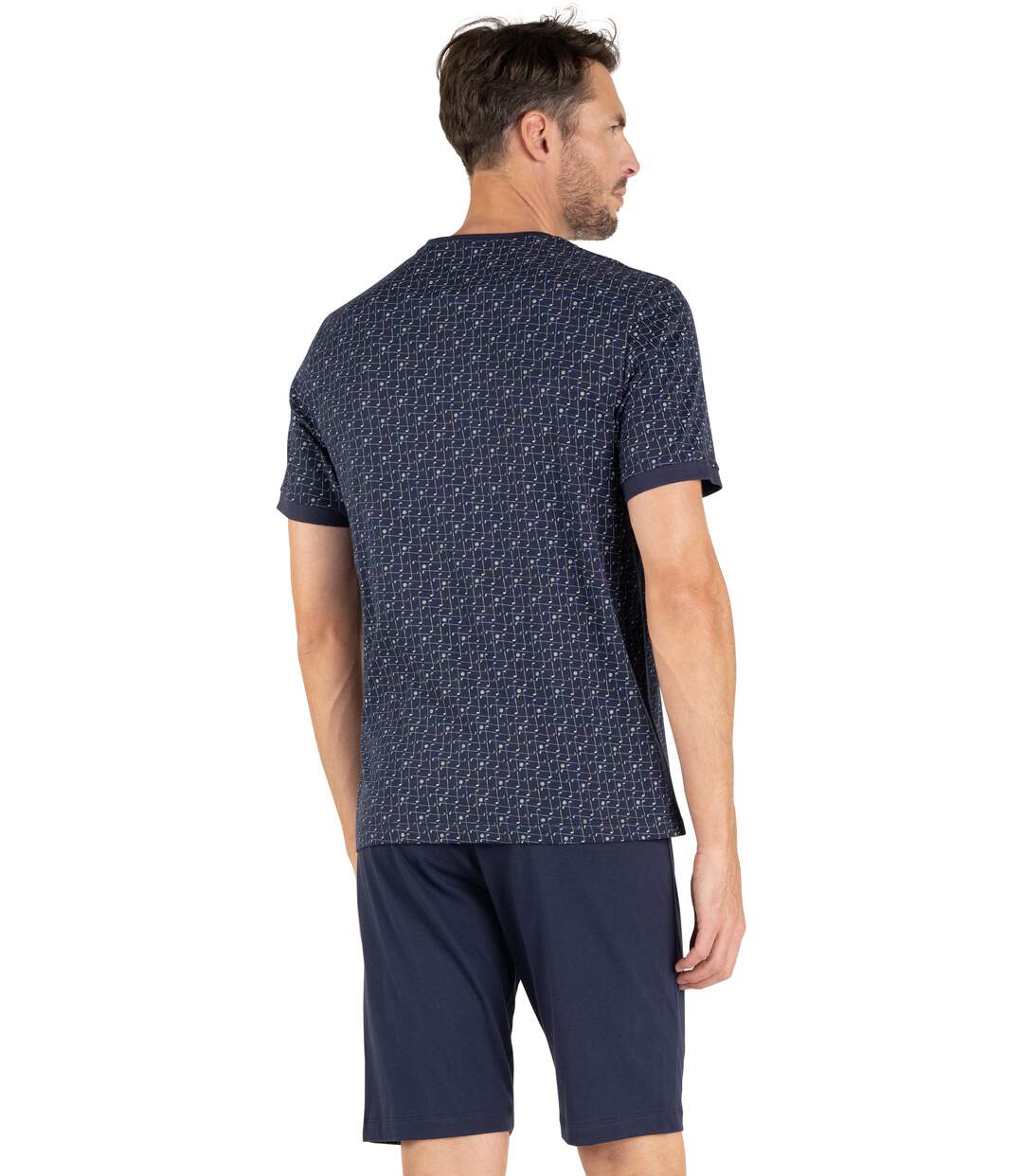 Pyjama court col rond homme SmileyWorld® I Eminence-2