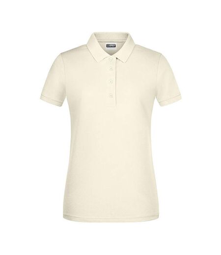 Polo Basic Femme Vanille James And Nicholson