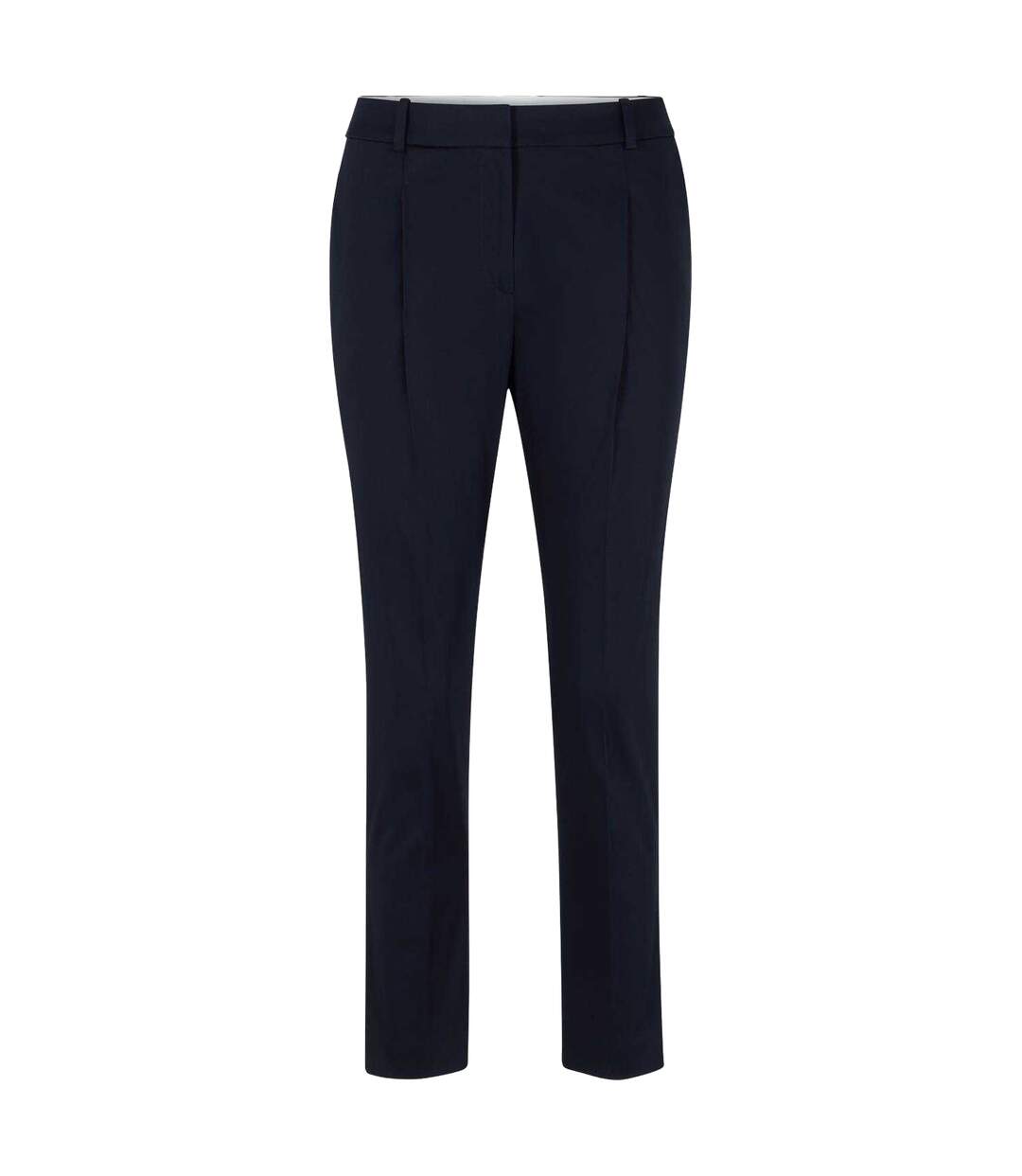Womens/ladies Tetida Trousers Dark Blue Boss-2