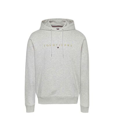 Sweat à Capuche Gris Homme Tommy Hilfiger Linear Gold - L