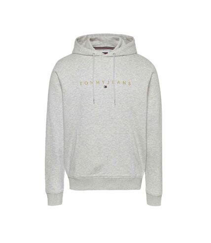 Sweat à Capuche Gris Homme Tommy Hilfiger Linear Gold - L