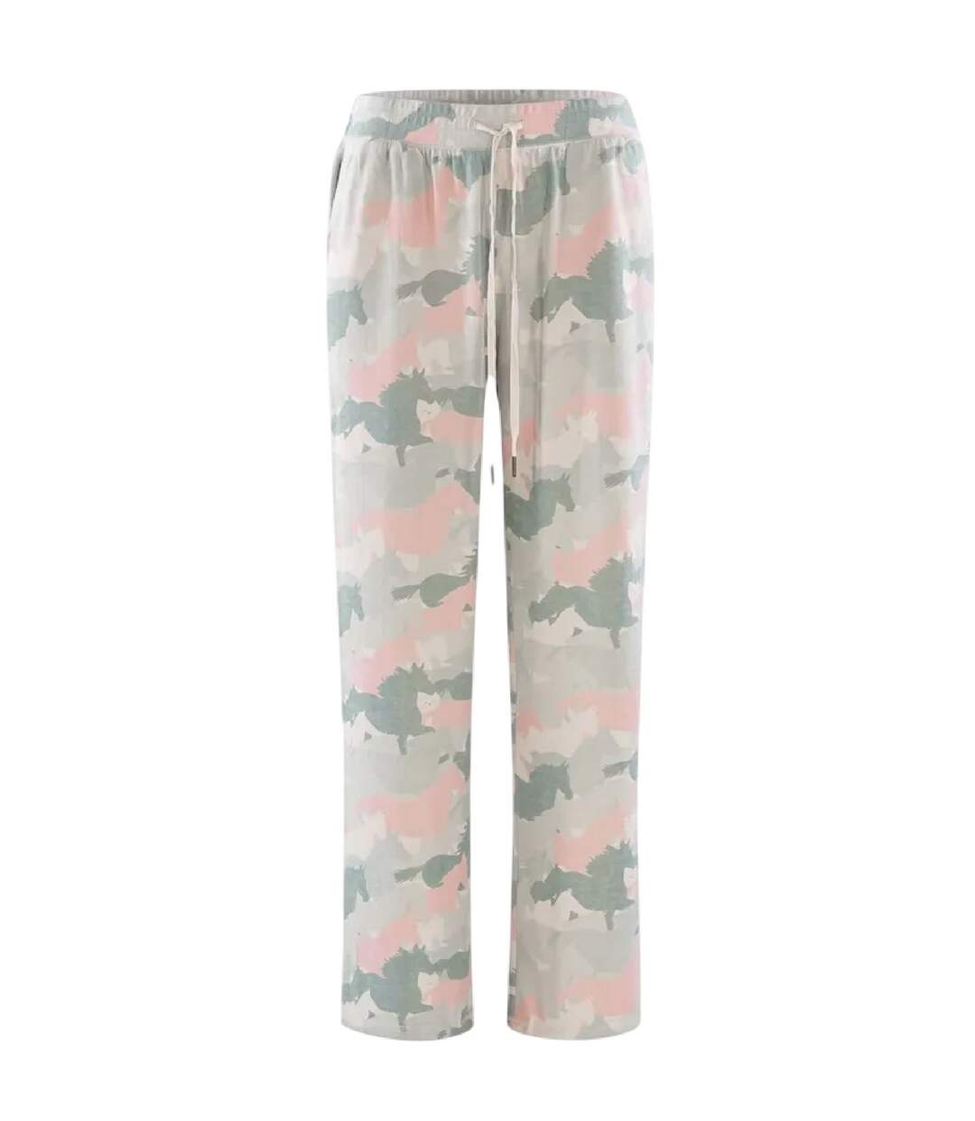 Pantalon De Détente Motif/style Camouflage Femme Kaki PJ Salvage-2