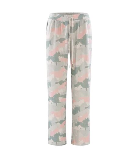 Pantalon De Détente Motif/style Camouflage Femme Kaki PJ Salvage