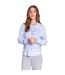 Womens/ladies Snowflake Relaxed Fit Top Light Blue PJ Salvage-1