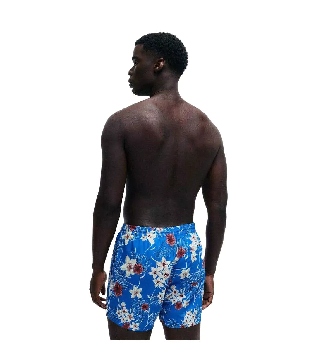 Mens Piranha Swim Shorts Blue Boss-3