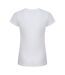 Womens/ladies T-shirt White Casual Classic-3