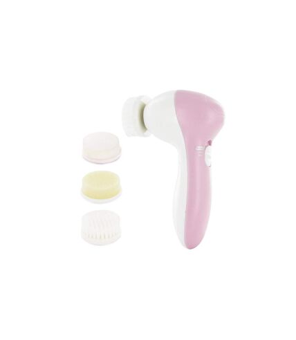 Brosse Visage 3 en 1 2 Vitesses 13cm Blanc & Rose