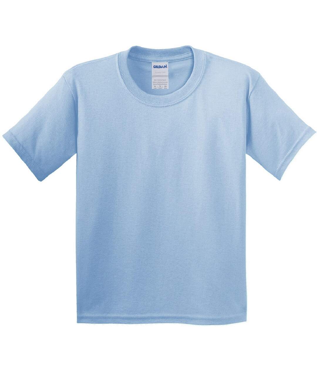 T-shirt doux enfant bleu clair Gildan-1