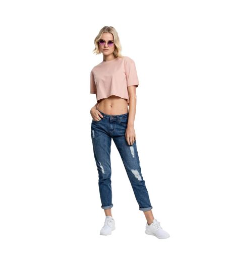 T-shirt Court Femme Rose Clair Urban Classics
