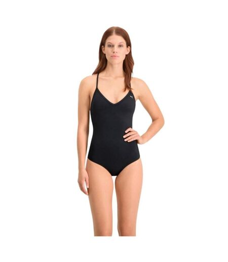 Maillot De Bain 1 Pièce Femme Noir Puma