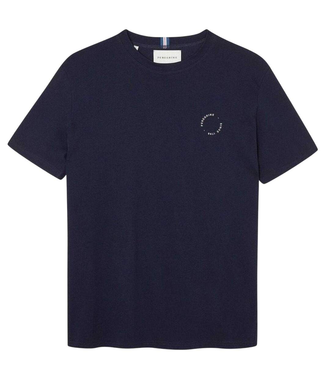 T-shirt Motif/style Imprimé Au Dos Homme Bleu Marine Peregrine-2