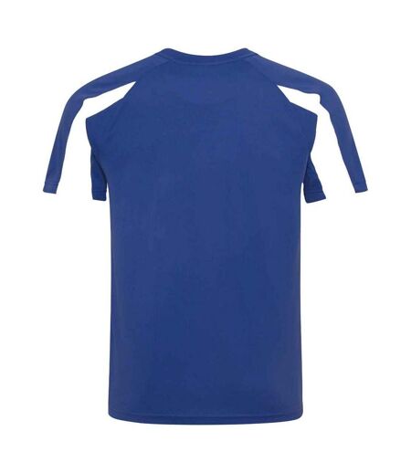 T-shirt Adulte Bleu Roi Blanc AWDis Cool