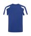 T-shirt Adulte Bleu Roi Blanc AWDis Cool-2