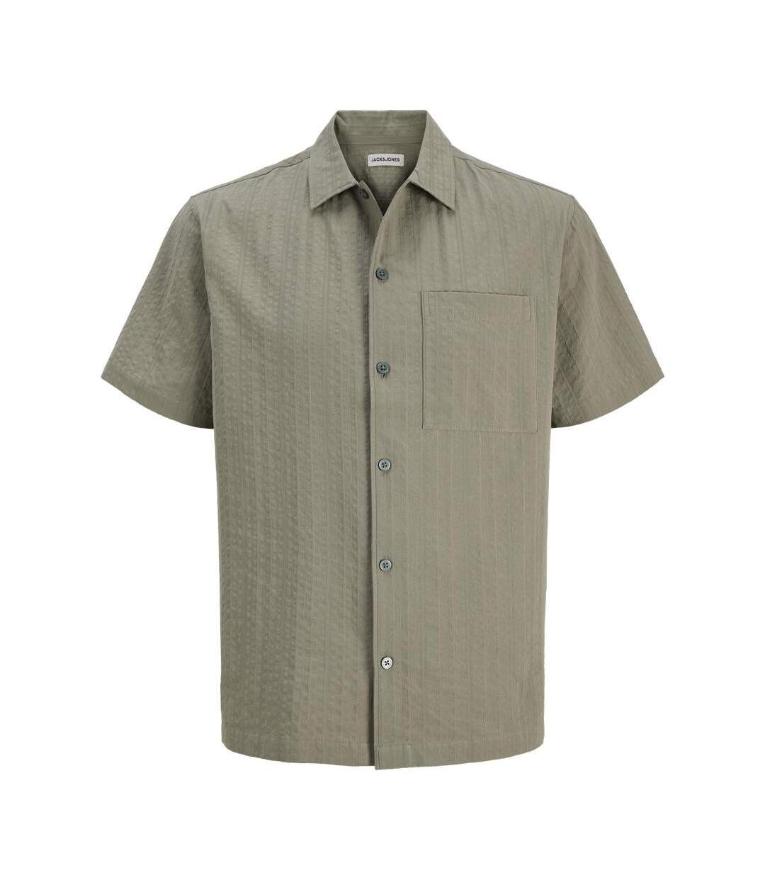 Chemise kaki homme jack & jones heaston-1