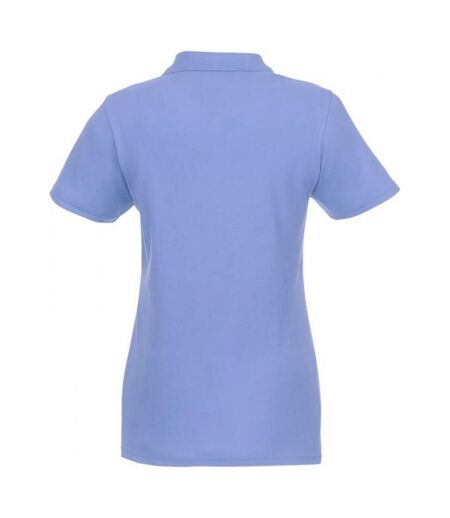 Elevate Womens/Ladies Helios Short Sleeve Polo Shirt (Light Blue)