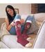 THMO Chaussettes en Laine Femme Vintage Thermiques-3