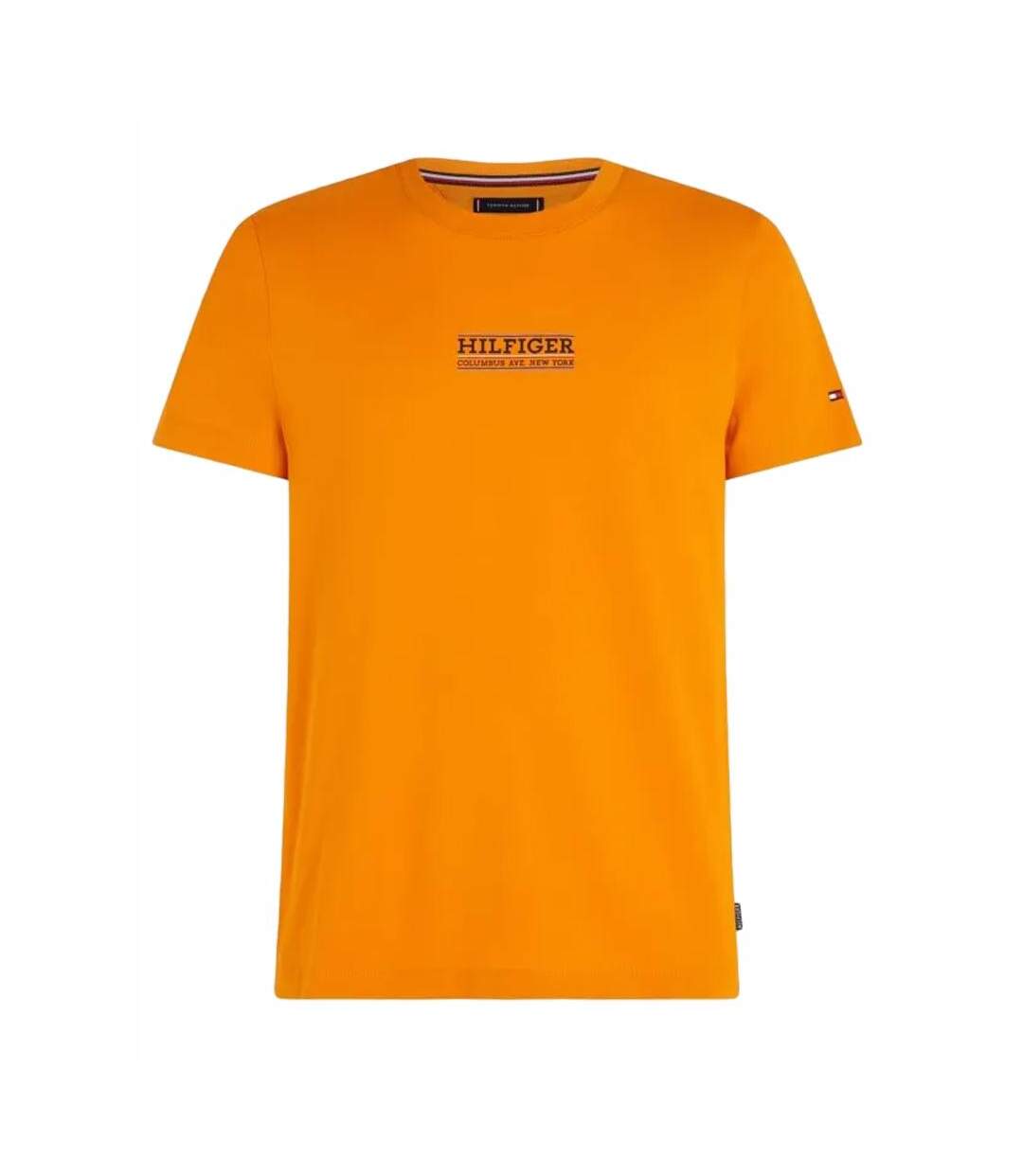 T-shirt Orange Homme Tommy Hilfiger Small Hilfiger - M