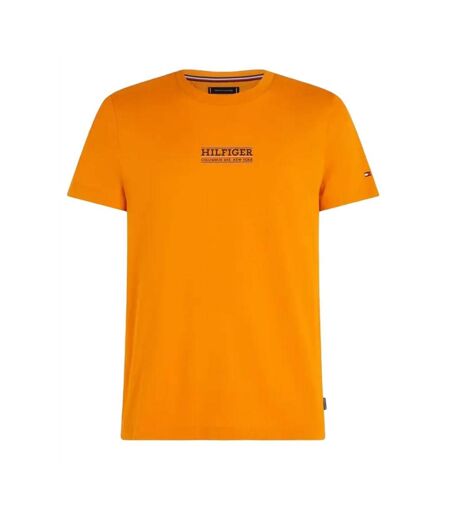 T-shirt Orange Homme Tommy Hilfiger Small Hilfiger - L