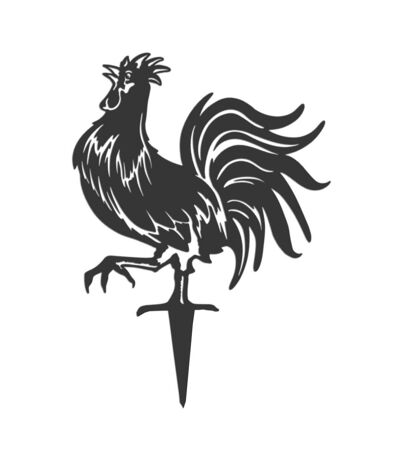 Oiseau sur pique coq gaulois emblème de la France