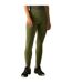 Legging De Randonnée Uni À Taille Haute Monira Femme Kaki Regatta-1