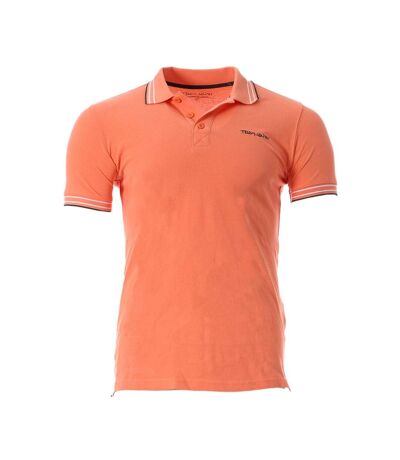 Polo Orange Homme Teddy Smith Pasian - L