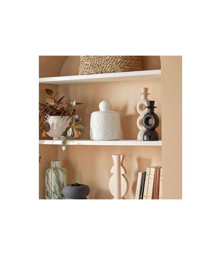 Boîte Déco en Céramique Mala 19cm Blanc