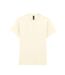 T-shirt À Manches Courtes Homme Blanc Cassé Gildan-1