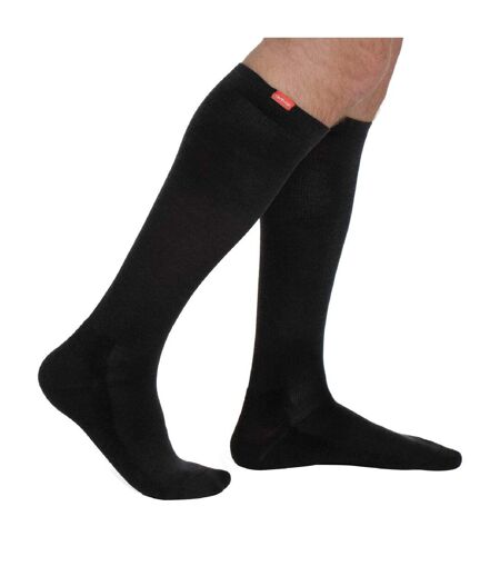 1 Pack Wide Calf Merino Wool Graduated Compression Socks | 15-20 mmHg