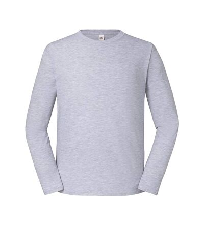 T-shirt Iconic Premium Homme Gris Chiné Fruit Of The Loom