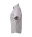Short Sleeve Poplin Blouse / Plain Work Shirt Silver Premier-3