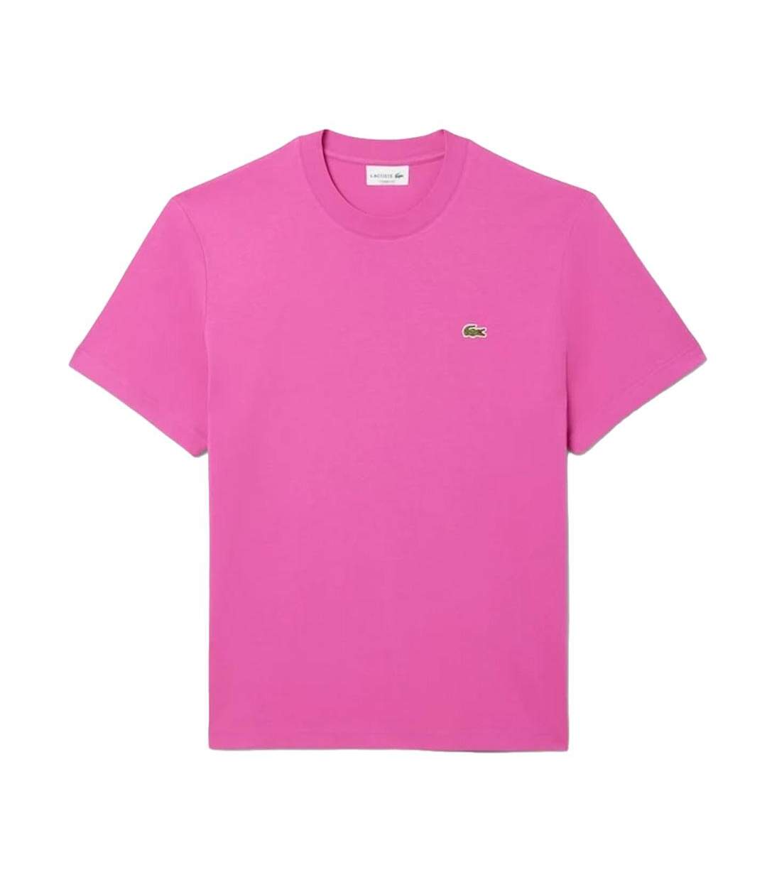 T-shirt fuchsia homme lacoste th7318-2